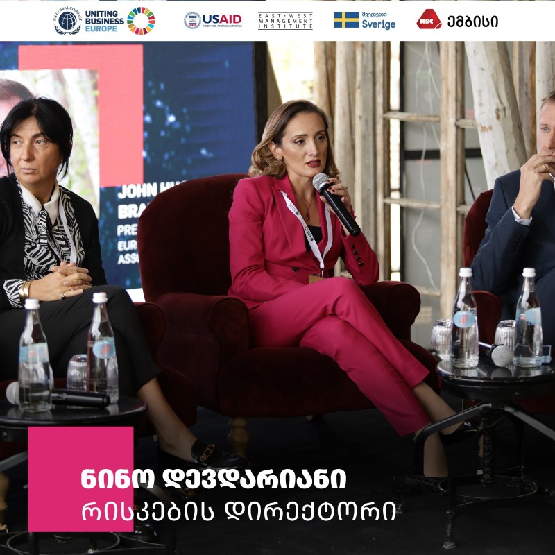 Nino Devdariani, Chief Risk Officer at MFI MBC, participated in a panel discussion 